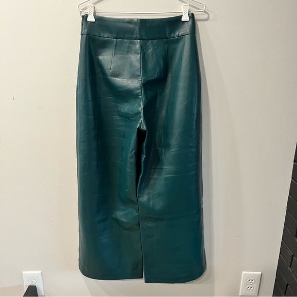 Aritzia Wilfred Gondola Pant High-waisted culottes Forest Green size 8 - Picture 4 of 7